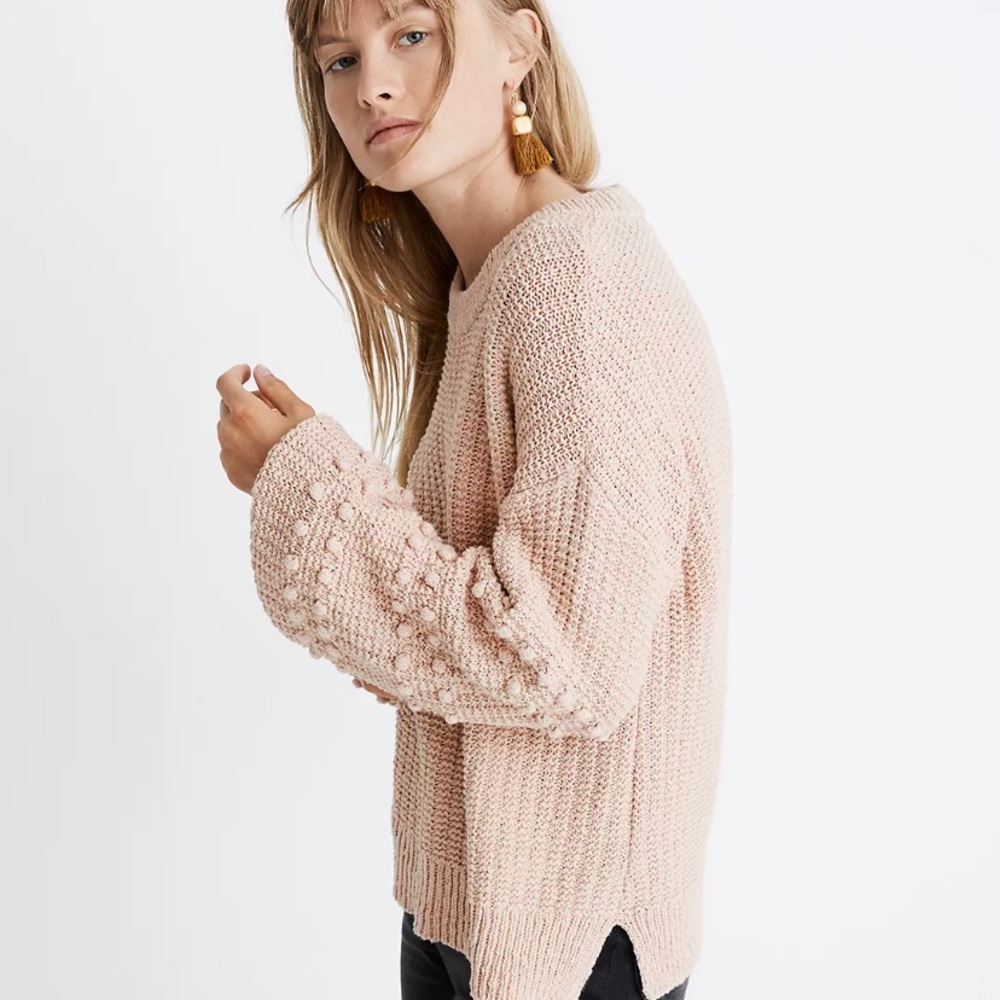 Madewell Bobble Pullover Sweater